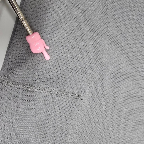 Scottevest Mens Tech Long Sleeve Pullover Shirt Size L Gray Travel Utility - Picture 10 of 14